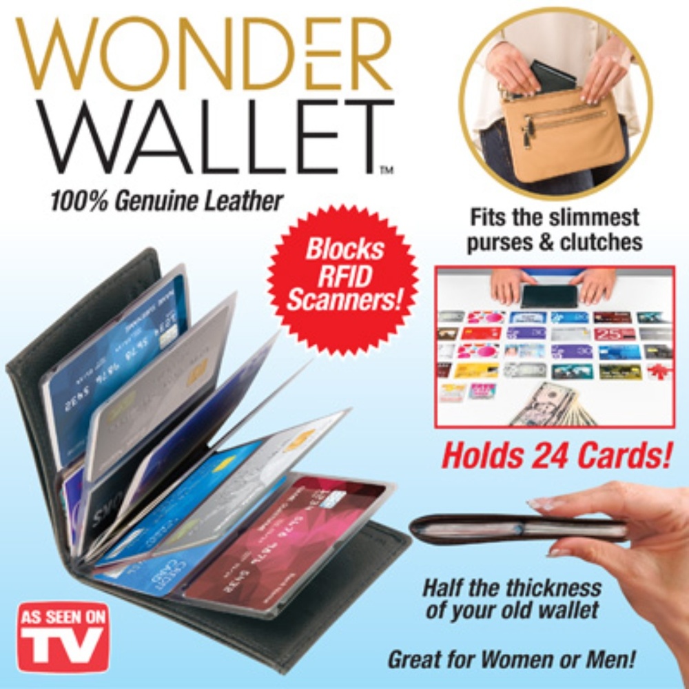 2 pk wonder wallet as seen on tv